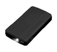 Vigcebit Démarreur de Voiture 20000 mAh 12 V, Banque d'alimentation Portable, Bloc d'alimentation de Batterie de Voiture Automatique avec Lampe de Poche LED, Double Port USB Multi-Sauvegarde, Noir