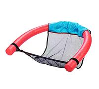 Vigcebit Frite de natation avec filet, Jumbo solide pour piscine - Siège d'eau pour jeu des yeux connectés - Siège de natation relaxation de l'eau rouge