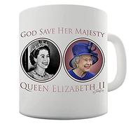 Vigcebit Tasse de deuil d'Elizabeth II,Union Jack Flag Platinum Jubilee Mug 1952-2022 - Tasse Fantaisie de la Reine Elizabeth II à la mémoire de la Reine Elizabeth