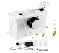 Vigevee Broyeur sanitaire, 700W Broyeur sanitaire Pompe à déchets silencieuse, Actif Jusqu'à190L/min, 4 IN 1Pompes de Relevage Pompes à Eaux Usées pour toilettes, lavabos, éviers, douches