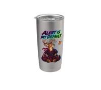 Vigilance Constante Par Defaut Samurai Cerf Foret Mode Gobelet isotherme en acier inoxydable double paroi