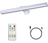 VIGMOJ Éclairage d'image sans fil - Applique mural d'intérieur à batterie - Lampe LED avec 3 températures de couleur - Éclairage de fléchettes -