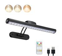 VIGMOJ IGMOJ Lampe murale LED sans fil avec télécommande, 3 températures de couleur, éclairage de fléchettes, lampe de table avec minuterie, pour peinture, portrait, lampe de cuisine