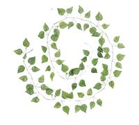Vigne Artificielle Lot de 1, 5 ou 12 guirlandes lierre artificiel vert à suspendre, fausses fleurs feuillage, for la maison, cuisine, le jardin, bureau, un mariage, décoration murale(Color 4,5pcs)