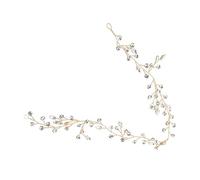 Vigne de Cheveux en Cristal de Mariage de Mariée, Pièce de Cheveux Classique en Argent, Bandeau en Cristal, Accessoires de Cheveux pour Femmes et Filles
