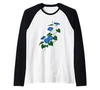 Vigne de Fleurs Sauvages Morning Glory de Style Victorien Manche Raglan