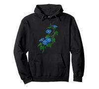 Vigne de Fleurs Sauvages Morning Glory de Style Victorien Sweat à Capuche