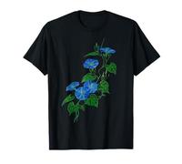 Vigne de Fleurs Sauvages Morning Glory de Style Victorien T-Shirt