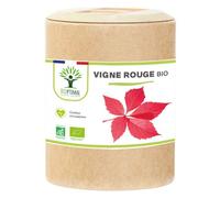 Vigne Rouge Bio - Complément Alimentaire - Jambes Lourdes Circulation Sanguine - 300 Mg De Feuille De Vigne/Gélule - Fabriqué En France - Vegan - 200 Gélules
