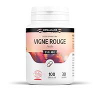 Vigne Rouge Biologique | 750 mg/jour | Vitis vinifera | Certifié Ecocert | 100 Gélules