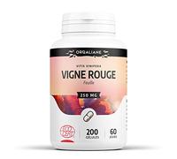 Vigne Rouge Biologique | 750 mg/jour | Vitis vinifera | Certifié Ecocert | 200 Gélules