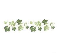 Vigne verte vive pour autocollant mural, matériau en PVC flexible pour une décoration créative de la maison sur des surfaces lisses