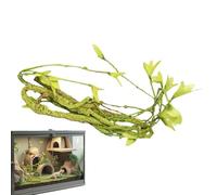 Vignes de Reptiles Flexibles 105 cm - artificielles pour Terrarium à Grimper et à Cacher - Accessoires de Terrarium pour tagame à Barbe, Gecko léopard, caméléon, Grenouille d'arbre - 105 cm