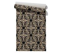 Vignette Murale Credence Retro 3D Nature Impermeable Lavable 45x500cm | Lot de stickers muraux etanches pour cuisine et salle de bain. Motif Retro et 3D en Or, Impermeable, ideal pour Cuisine.