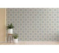 Vignette Murale Credence Retro Ethnique Impermeable Resistant Cuisine de | Decor mural anti-UV, couleurs qui ne deteignent pas. Format : 45x200 cm. Ideal pour salle de bain, douche et pieces humides.