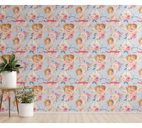 Vignette Murale Cuisine Art Ange Chambre Nature Tropical Romantique