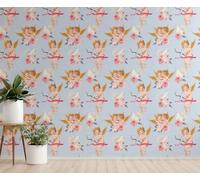 Vignette Murale Cuisine Art Ange Salle de Bain Fleur Nature Tropical