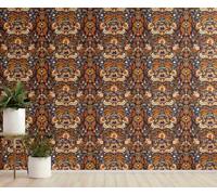Vignette Murale Cuisine Retro Foret Motif Scandinave Industriel 45x500cm | Planche murale robuste, anti-rayures et durable. Motif Retro et Foret, ideal pour Cuisine.