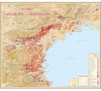 Vignoble languedoc roussillon 77 cm x 66 cm - Benoît France - Benoit France - broché - Atlas / carte