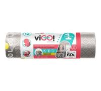 Vigo Ld Eco Sacs avec bande 4 saisons Argent New Home 60 L 10Szt