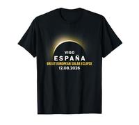 Vigo, Spain Great European Solar Eclipse 2026 T-Shirt