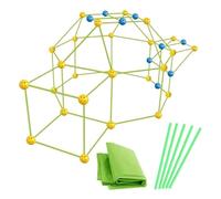 VIGOEXPRESS FORTKID Grotte pour enfants | Kit de construction de 87 pièces pour forteresses et buds créatifs pour enfants