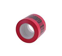 Vigor 16175 Lot de 20 rubans de signalisation pour enterrement rouge-courant 200 m H 100 mm