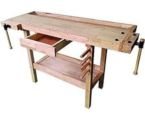 Vigor 4894510 Banc de travail en bois, marron