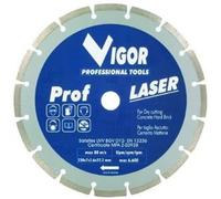 Vigor 5281730 disques diamantés à secteurs Prof-Las, sans flanelle