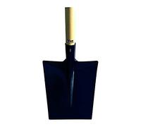 Vigor 7213010 Badile pour jardin, pointe carrée avec poignée en bois, noir, 130 cm