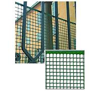 Vigor 79035 réseau plastique Quadra, 10 x 10, 50 m, 100 cm, anthracite