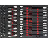 Vigor Assortiment de tournevis pour les 6 pans pour, Nombre outils TORX Profil : 62, 1 pièce, V4727