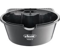 Vigor Bac de vidange d'huile (capacité 8L) V6300-8 Noir