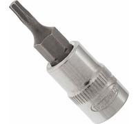 VIGOR Carré d'entraînement 6,3 = 1/4 pouce TORX Embout de tournevis Profil TORX intérieur V2442N ∙ Carré creux 6,3 mm (1/4 pouce) ∙ Profil TORX intérieur ∙ T 10 ∙ Longueur totale : 38 mm