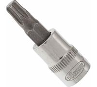 VIGOR Carré d'entraînement 6,3 = 1/4 pouce TORX Embout de tournevis Profil TORX intérieur V2446N ∙ Carré creux 6,3 mm (1/4 pouce) ∙ Profil TORX intérieur ∙ T 30 ∙ Longueur totale : 38 mm