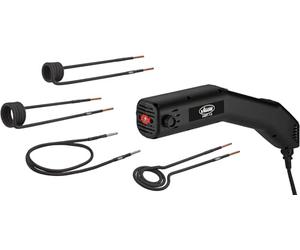 Vigor Chauffage par Induction V4891-1.0, Set de 5 pièces, Chauffage de Composants sans Flamme, Puissance 1 KW, Affichage LED, 230 V, commandé par microprocesseur, bobines Flexibles et rigides