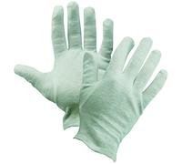 Vigor Gants en coton Interlock Blancs CE-1