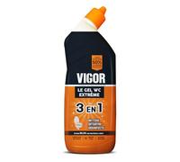 Vigor Gel WC Suprême 3 en 1 | Nettoie, Détartre et Désinfecte | Efficace dès 5 minutes | Flacon 750mL