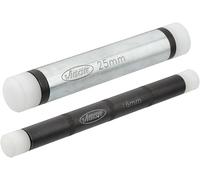 VIGOR Jeu de barres de frappe V1001/2, 2 pièces, 16 mm et 25 mm, sans rebond, avec capuchons en nylon interchangeables et rallonge pour marteau'.