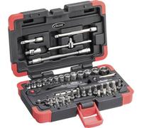 Vigor Jeu de clés à douille métrique 1/4 (6.3 mm) 46 pièces V2414