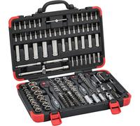 VIGOR Jeu de clés à douilles "V2461N" 1/4" + 3/8" + 1/ en coffret plastique