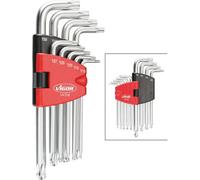 Vigor Jeu de clés mâles coudées TORX - V4708