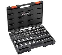 Vigor Jeu de douilles 1/2\ (12.5 mm), 1/4\ (6.3 mm), 3/8\ (10 mm) 60 pièces V7920N
