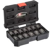Vigor Jeu de douilles à choc 1/2 (12.5 mm) 13 pièces V5550S