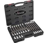 Vigor Blinky Jeu de douilles-embouts V1919 1/2 (12,5 mm) 30 pièces