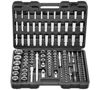 Vigor Jeu de douilles-embouts 1/2\ , 1/4\ , 3/8\ 133 pièces V5461