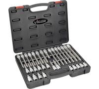 Vigor Jeu de douilles-embouts 1/2 (12.5 mm) 32 pièces V2201