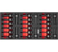 ViGOR - Jeu d'embouts de tournevis à choc V5603 I Embouts pour outils de desserrage et de serrage/desserrage de composants I polyvalent, sûr, facile à nettoyer I 24 pièces'.