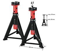 Vigor Jeu pour cric chandelles 6 t - V2648