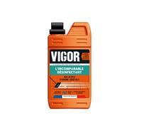 Vigor - L'Incomparable Désinfectant - Aux Actifs d'Origine Végétale - Nettoyant Désinfectant Sol - Efficacité Bactéricide et Levuricide - Parfum Frais - Flacon Recyclable - Fabrication Française - 1L